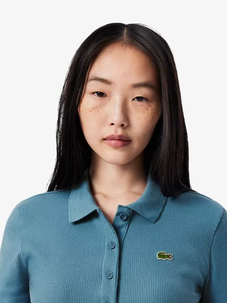 Поло Lacoste блакитний