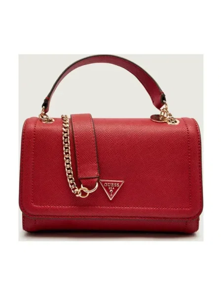 Guess geantă crossbody pentru femei cu imitație de piele NOELLE roșu