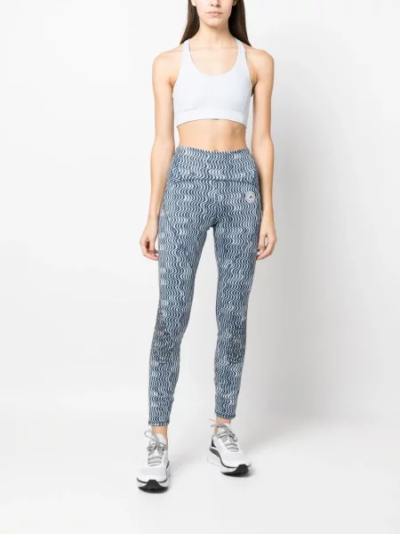 Raštuotos bėgimas kelnės Adidas By Stella Mccartney su abstrakčiu raštu