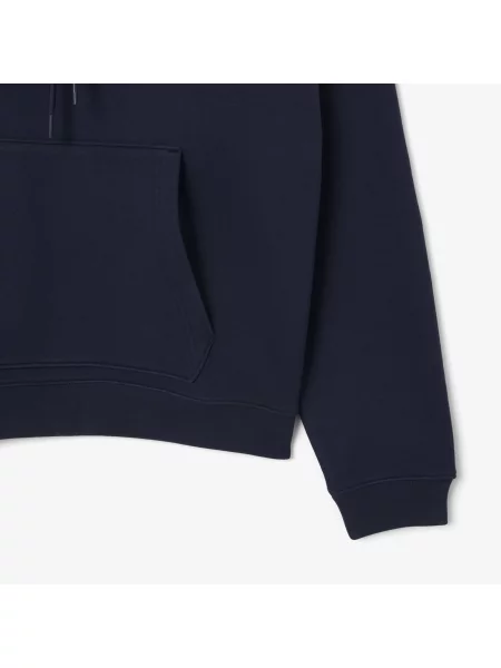 Lacoste Bluza Z Grubego Polaru granatowy