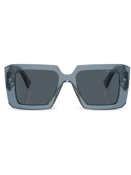 Ochelari de soare Prada Eyewear cu autograf gri