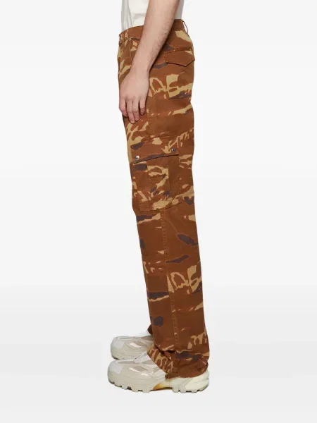 Pantaloni Rhude cu model camuflaj maro