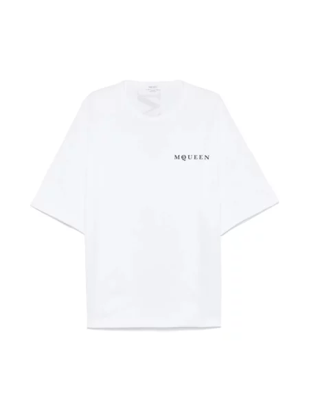 Koszulka Alexander Mcqueen biała