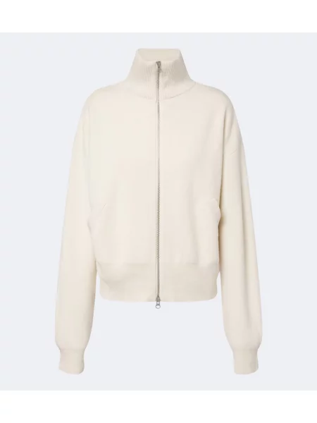 Geacă Extreme Cashmere din cașmir alb