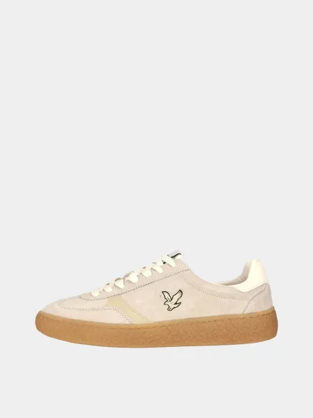 Замшевые кеды Lyle & Scott серые