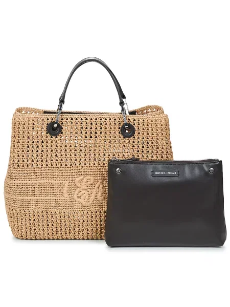 Emporio Armani Geantă deschis bej