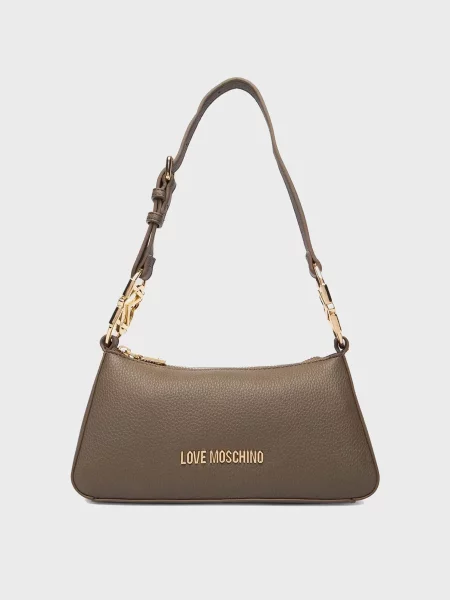 Сумка Moschino бежевая