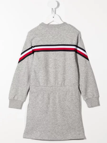 Sukienka dziecięca Tommy Hilfiger szara