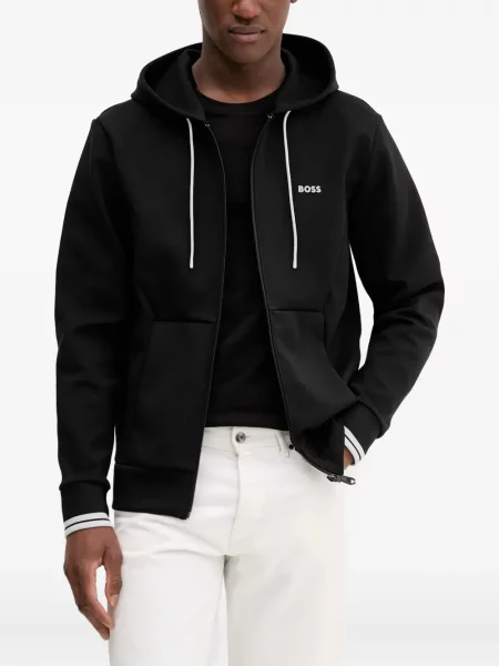 Hanorac cu glugă Boss negru