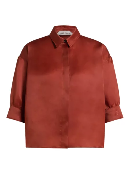 Cămașă Alberta Ferretti maro