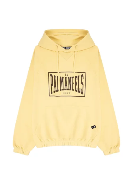 Hanorac cu glugă Palm Angels cu autograf galben