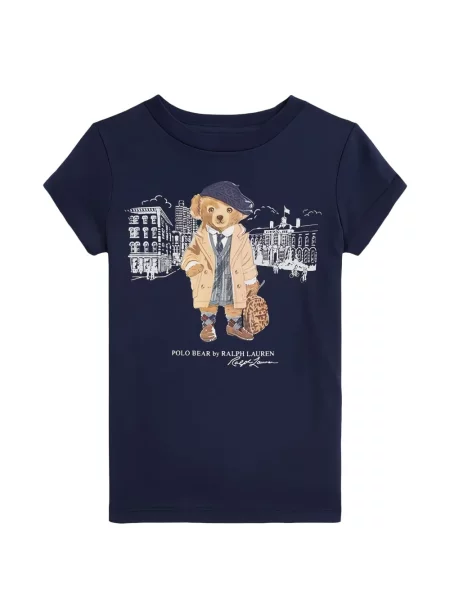 Koszulka polo dziecięca Polo Ralph Lauren niebieska