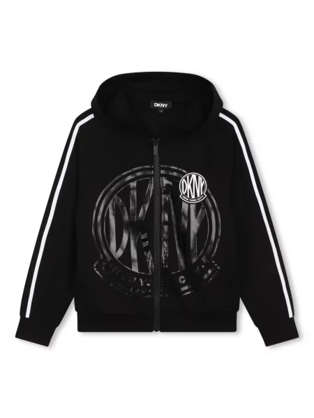 Bluza z kapturem dziecięca Dkny czarna