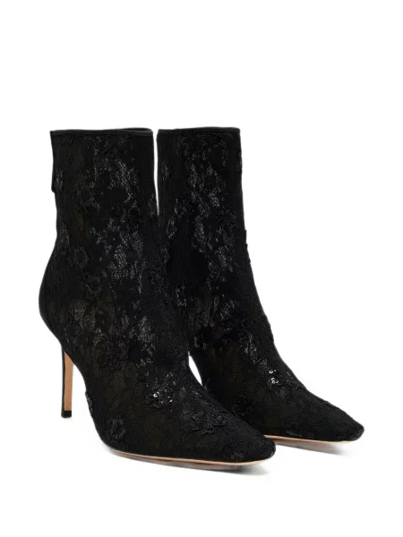 Боти до глезена Badgley Mischka с пайети черно