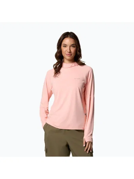 Hanorac pentru femei Columbia Skien Valley Hoodie pink sand roz