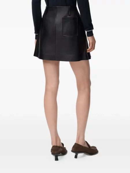 Mini fusta plisata Loewe plisată negru