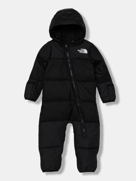 The North Face Detský páperový overal BABY RETRO NUPTSE ONE PIECE čierna