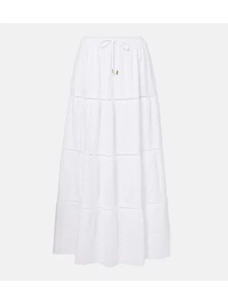 Fusta maxi Melissa Odabash alb