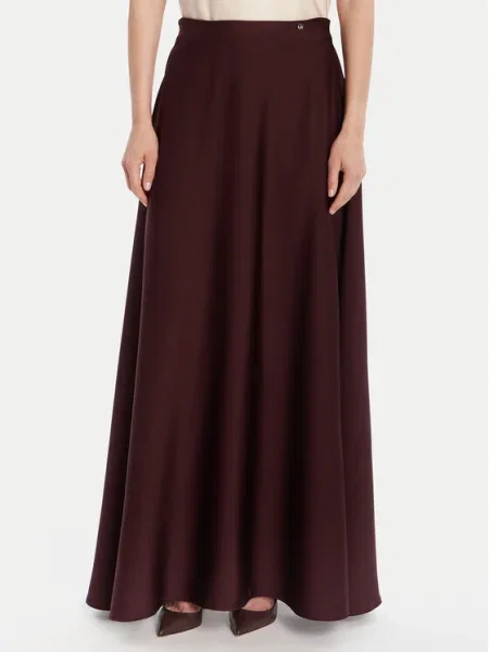 Rinascimento Fustă trapez Vișiniu