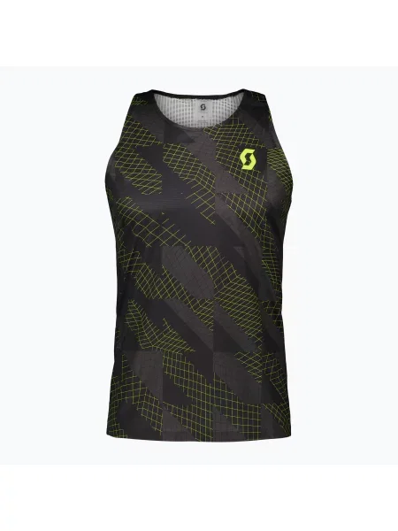 Бігова майка SCOTT RC Run Tank чорний/жовтий чорна