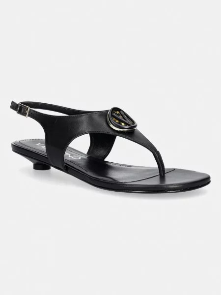 Valentino sandale pentru femei din piele VALENTINE negru
