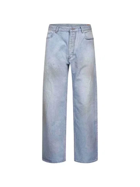 Viseltes hatású farmerek Balenciaga kék