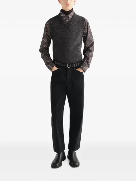 Pantaloni Lemaire cu 5 buzunare negru