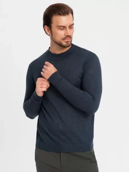 Καρό πουλόβερ Ombre Clothing λευκό