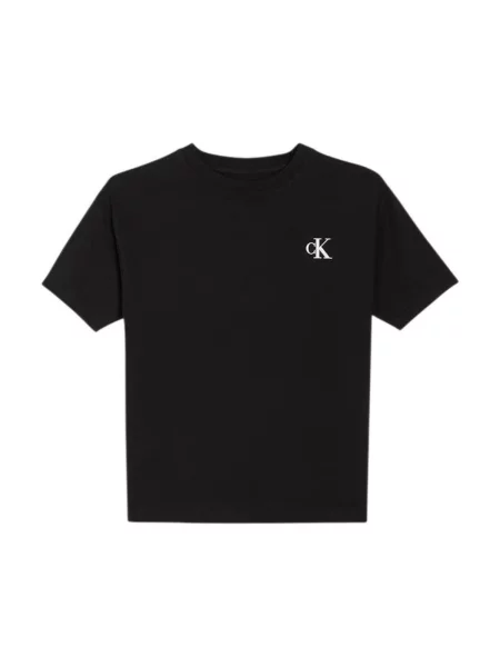 Gyerek póló Calvin Klein Jeans fekete