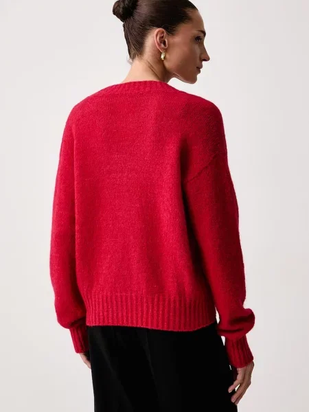 Sweter Weekend Max Mara czerwony