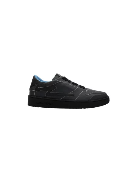 Sneakersy Metal Gienchi skórzane czarne