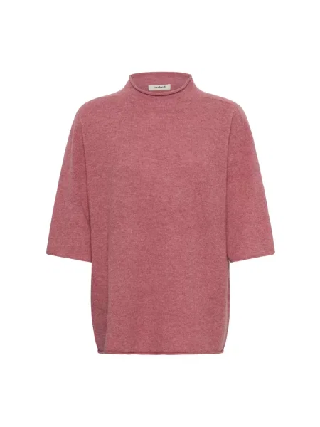 Dzianinowy sweter Soaked In Luxury różowy