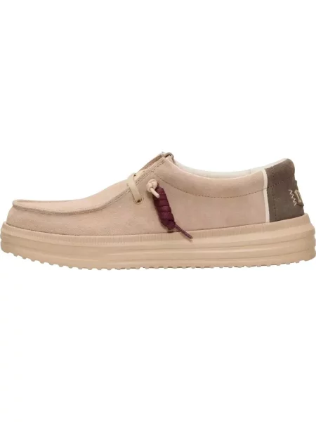 HeyDude Mokasyny Rev Suede beżowe