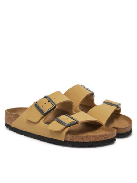 Šľapky Birkenstock Arizona Birkibuc béžová