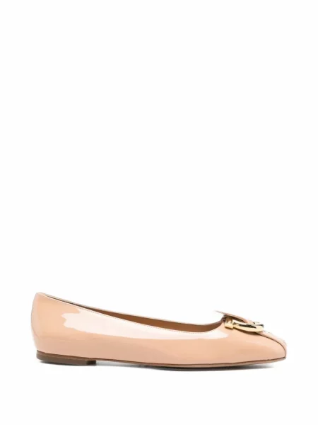 Balerinki Ferragamo skórzane