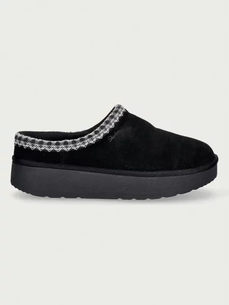 Skechers copati semišasti KEEP COZY COZY CASCADE črna
