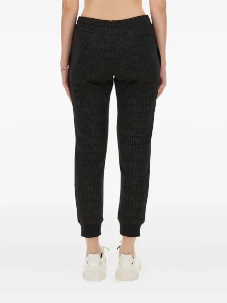 Pantaloni Moschino cu imagine negru