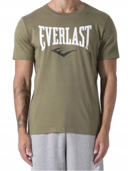 Koszulka Everlast T-Shirt Sportowa Khaki zielona