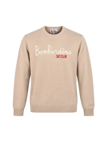 Sweter Mc2 Saint Barth beżowy