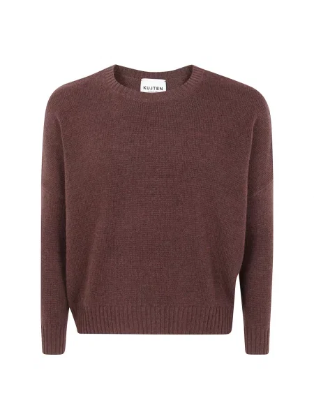 Sweter Kujten brązowy
