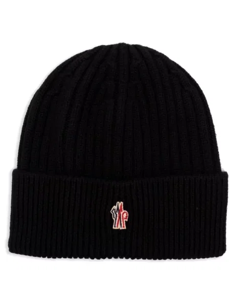 Căciulă Moncler Grenoble cu autograf negru