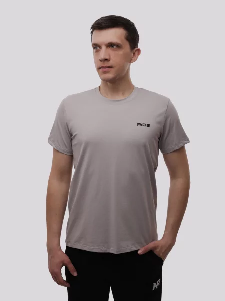 Футболка STREAM світло-сірий віскоза/поліестер сіра