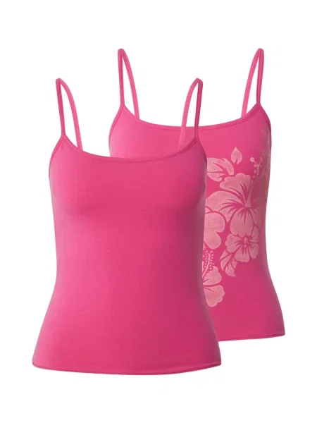 HOLLISTER Top portocaliu caisă roz