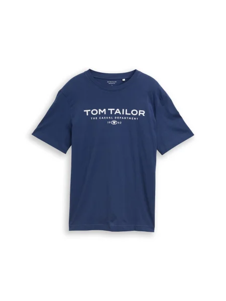 TOM TAILOR Majica mornarska bela