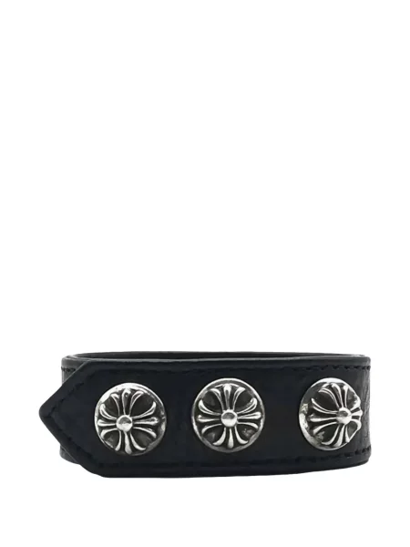 Brăţară Chrome Hearts cu motiv cu inimi negru