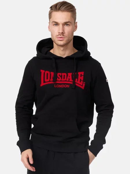 Худі Lonsdale Hooded One Tone бавовна/поліестер чорний