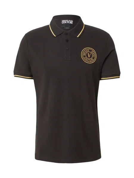 Versace Jeans Couture Tricou auriu negru