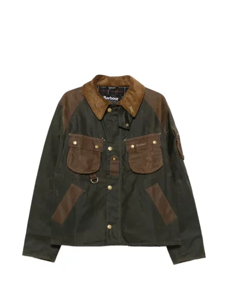 Με κολάρο μπουφάν Barbour κοτλέ πράσινο