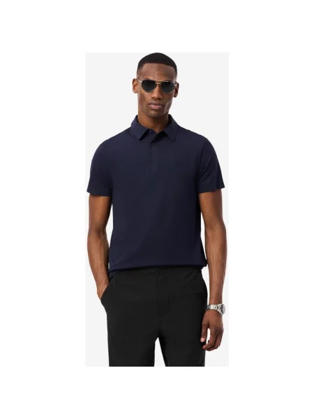 Polo Lacoste Regular Fit Commuter granatowe krótki rękaw XS niebieska