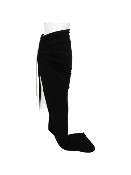 Fusta maxi Rick Owens cu volane negru